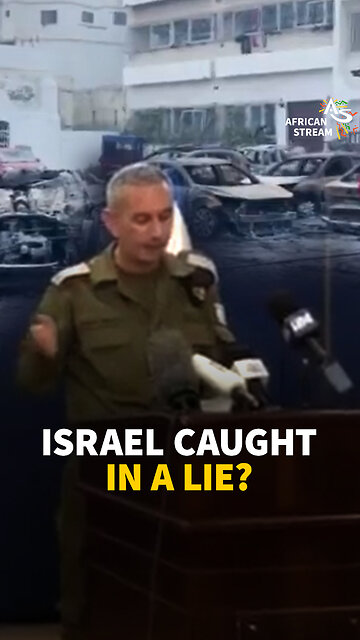 Israel Caught In A Lie?
