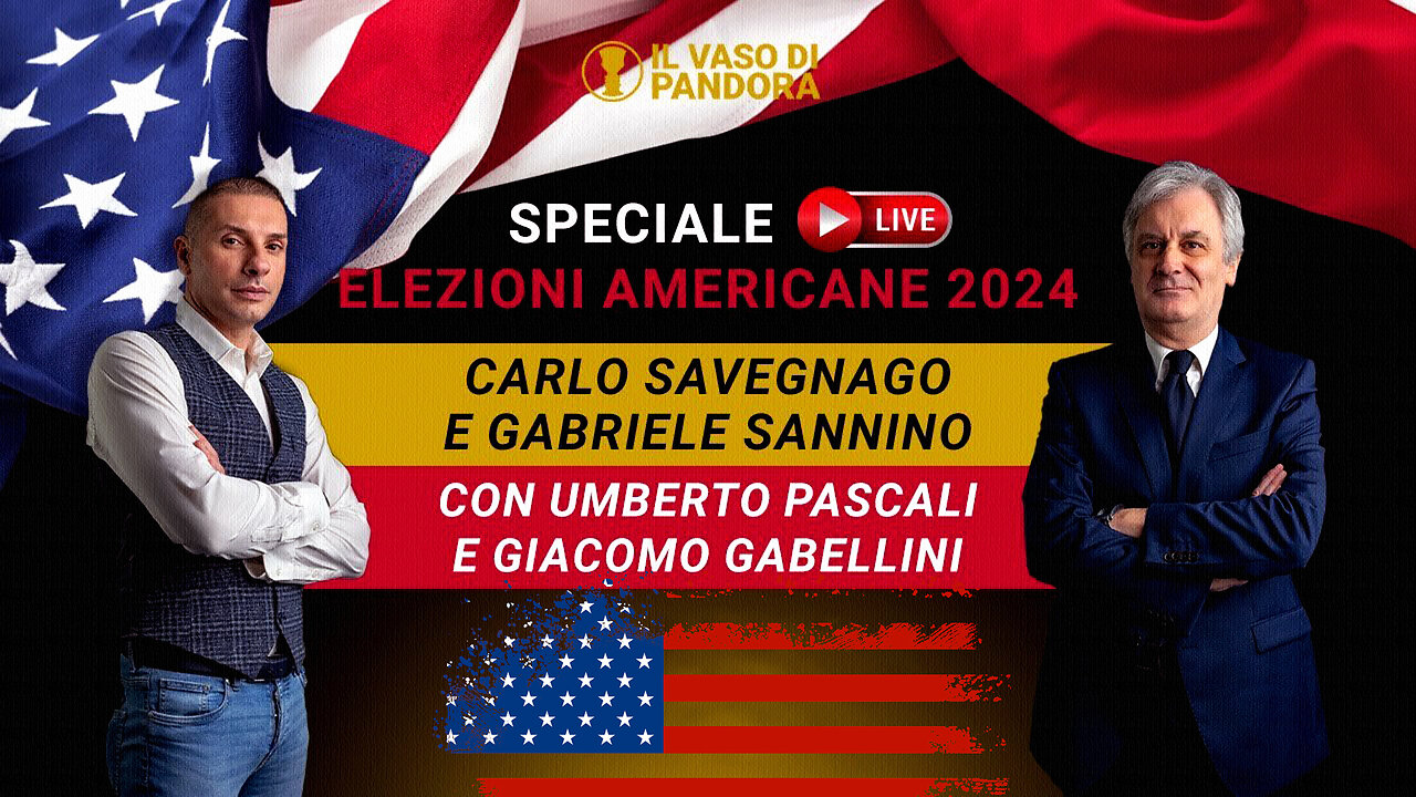 #IL VASO DI PANDORA - “SPECIALE ELEZIONI AMERICANE!!” #NON LA FARANNO FRANCA TUTTI QUELLI CHE ABBIAMO AVUTO TRA I PIEDI!!😇💖🙏