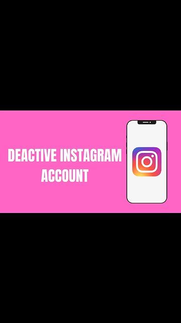 How To Deactivate Instagram Account in iPhone