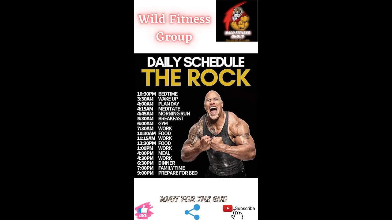 🔥Daily schedule of the rock🔥#shorts🔥#viralshorts🔥#fitnessshorts🔥#wildfitnessgroup🔥