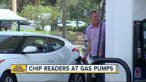 Some gas stations installing chip readers on pumps to cut down on fraud