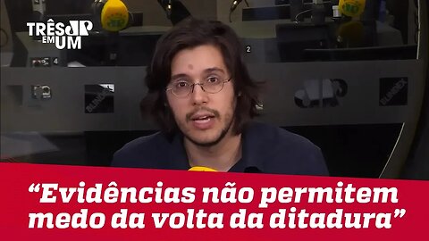 Joel Pinheiro da Fonseca: "As evidências não permitem termos medo da volta da Ditadura"