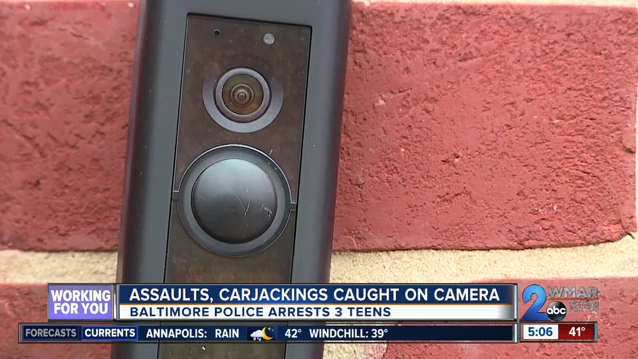 3 teens charged with several Baltimore carjackings, assaults and robberies; two caught on camera