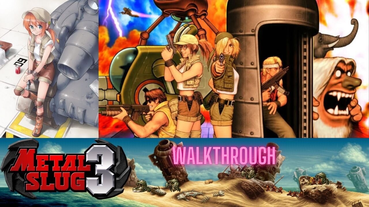 Metal Slug 3 Walkthrough 🔥 NEO GEO 🔥 complete Game #metalslugx #krautbuster #metalslug #metalslug3