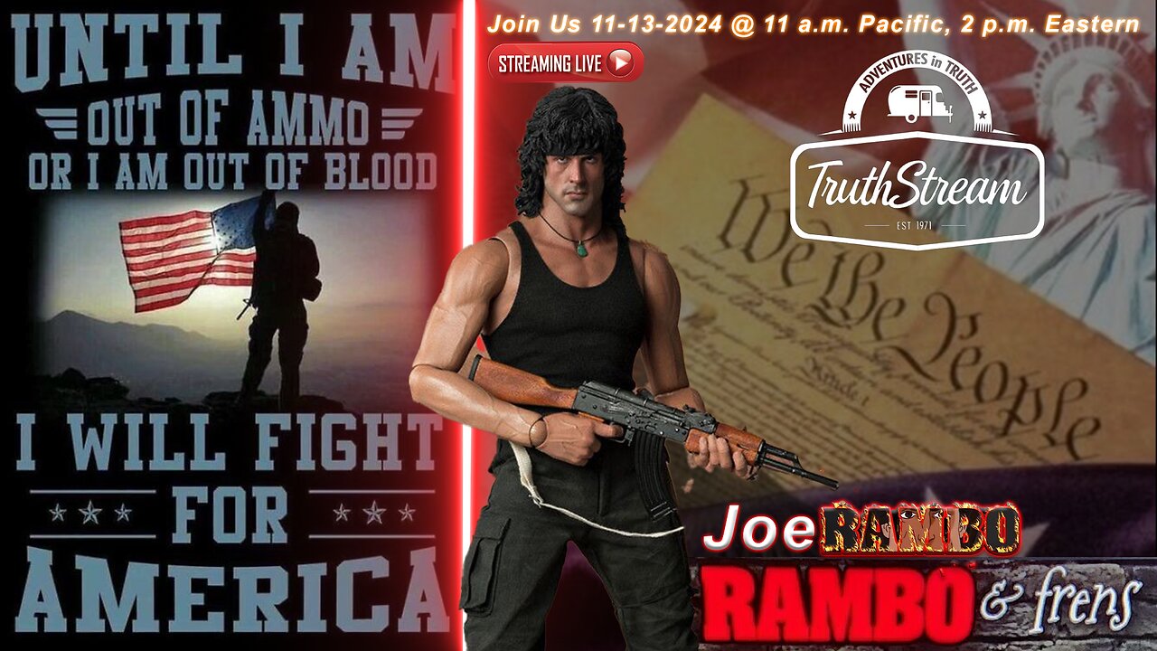 Joe Rambo joins us live 11/13 He shares his inpsiring story of redemption and insight. #321