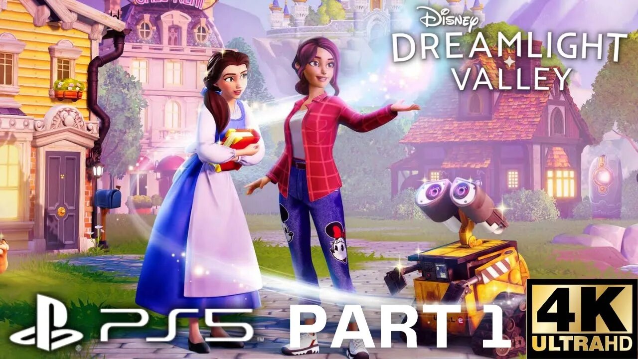 Disney Dreamlight Valley Gameplay Walkthrough Part 1 | PS5 | 4K (No Commentary Gaming)