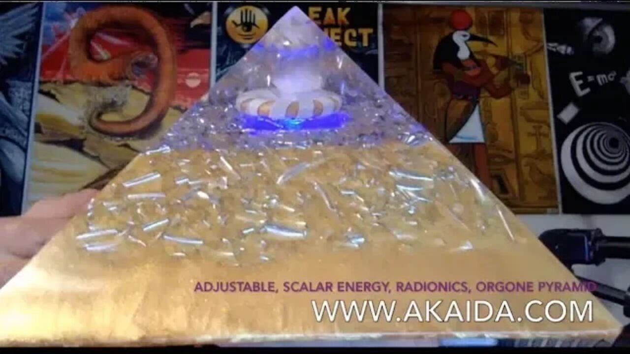 Adjustable Scalar, Orgone, Radionics Pyramid - Energy is Off the Hook!