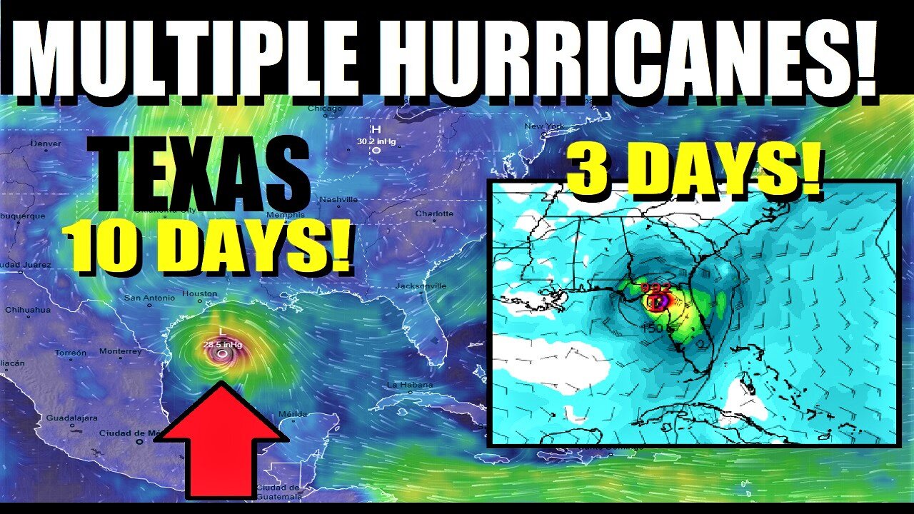 🤯 Hurricane Debby LANDFALL In Florida & South Carolina - TEXAS Is Next!