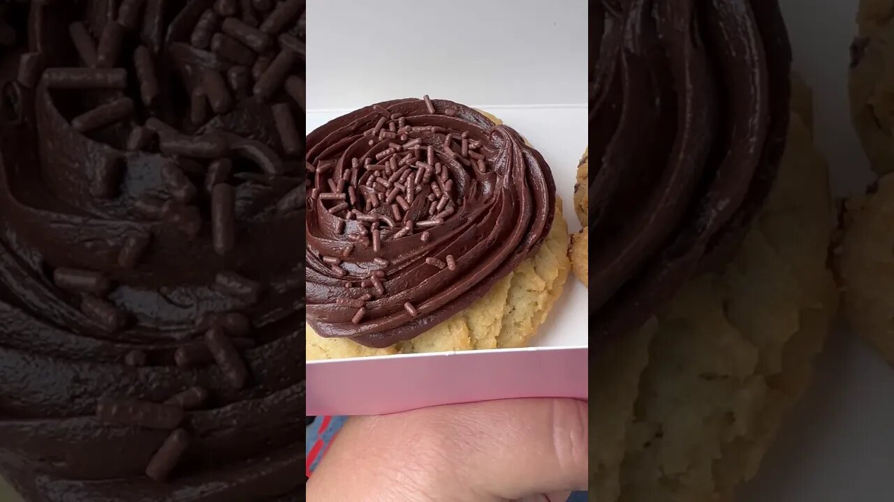 Peek at this week’s @CrumblCookies ! #cookies #vlog #shorts