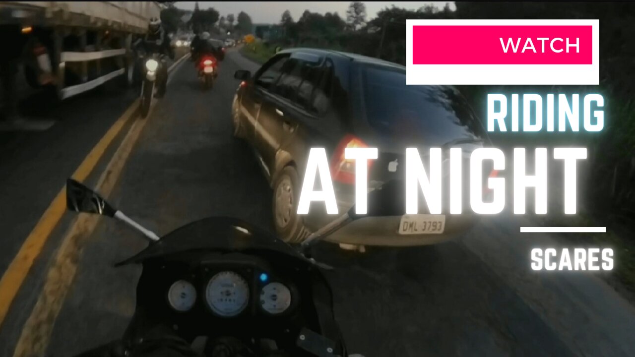 Motorcyclist scares riding around cities. WARNING!