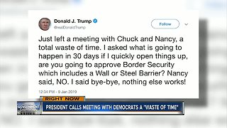 Trump: Meeting with Democratic leaders a 'total waste of time'