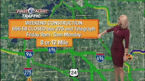 List: Metro Detroit weekend construction includes I-94, I-696 closures