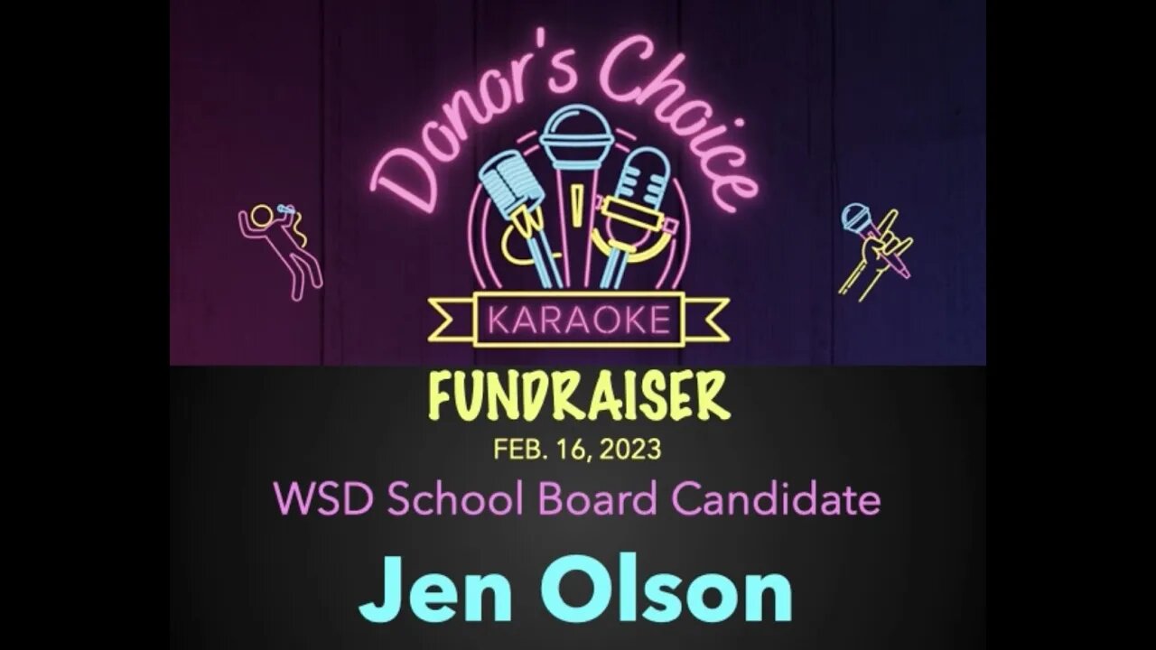 Highlights From Jen Olson's Donor's Choice Karaoke Fundraiser 02/16/23