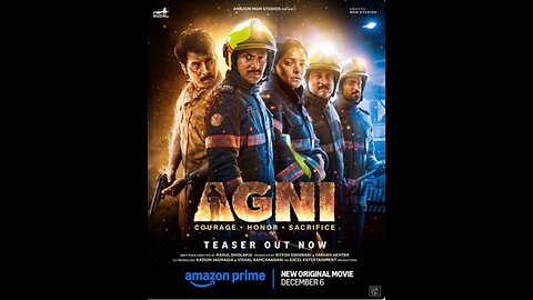 Agni - Official Trailer - (2024) #pratikgandhi #primevideo #action #indiancinema #firefighters