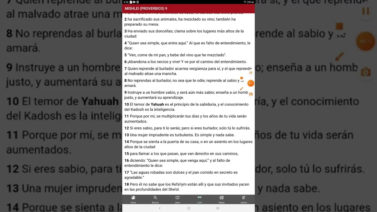 Juventud Para Yah - Proverbios 9