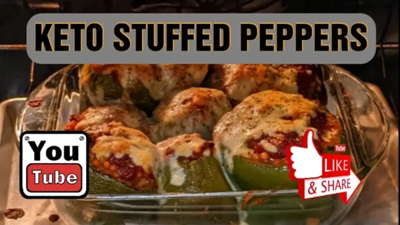 KETO STUFFED BELL PEPPERS