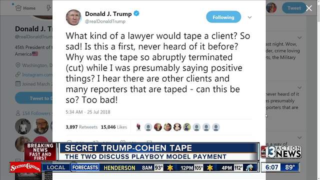 President Trump responds to leaked recording