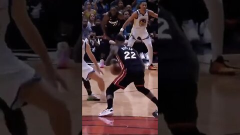 Jimmy Butler DAGGER seals the W! 🎯 #shorts