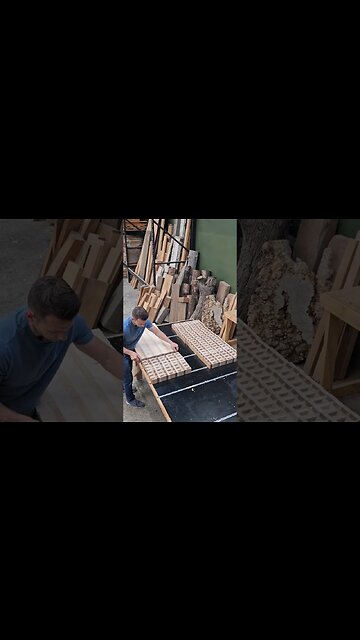 Jumbo ZigZag Pattern Assembly #shortvideo #short #shorts #shortvideo #woodworking