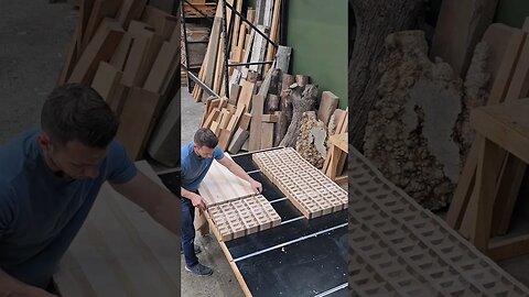 Jumbo ZigZag Pattern Assembly #shortvideo #short #shorts #shortvideo #woodworking