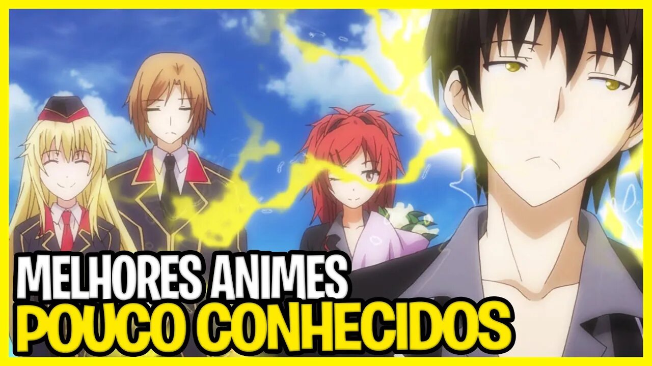 10 melhores animes pouco conhecidos que você precisa assistir hoje