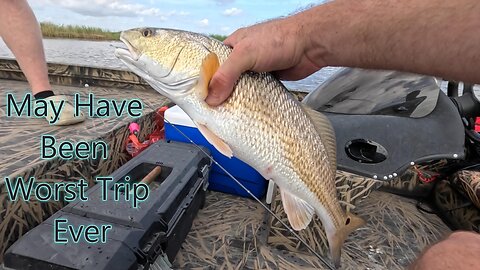 Fishing For Intercoastal Red Drum. !!NOT GOOD!!