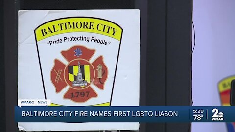 Baltimore City Fire names first LGBTQ Liaison