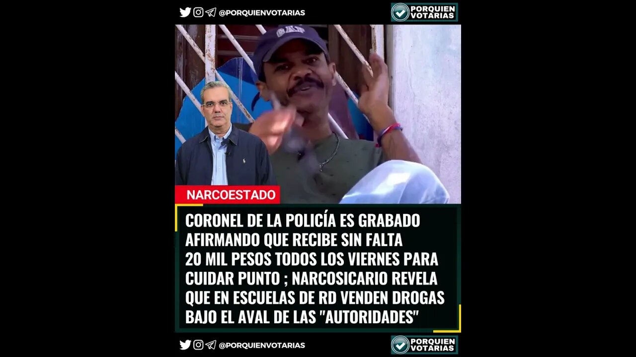 🛑CORONEL DE LA POLICIA CONFIRMA QUE CUIDAN Y PROTEGEN AL CRIMEN ORGANIZADO