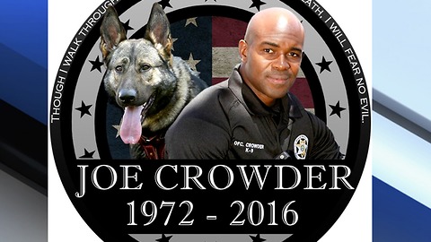 Boynton Beach Police Officer Joe Crowder, who died 1 year ago, remembered