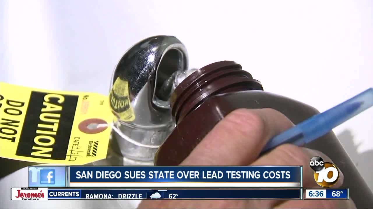 City sues state over costs from lead testing