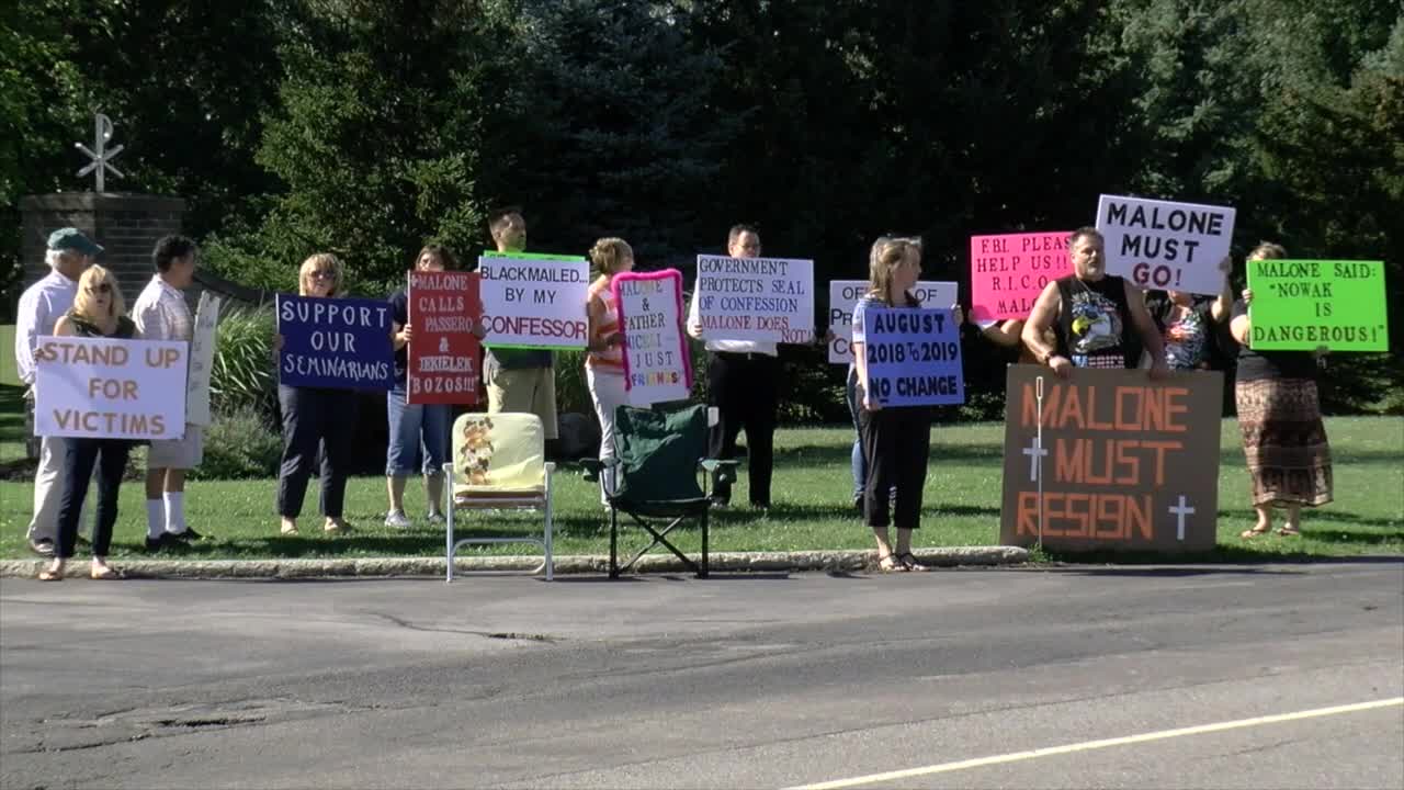Protestors call for change in the Buffalo Diocese