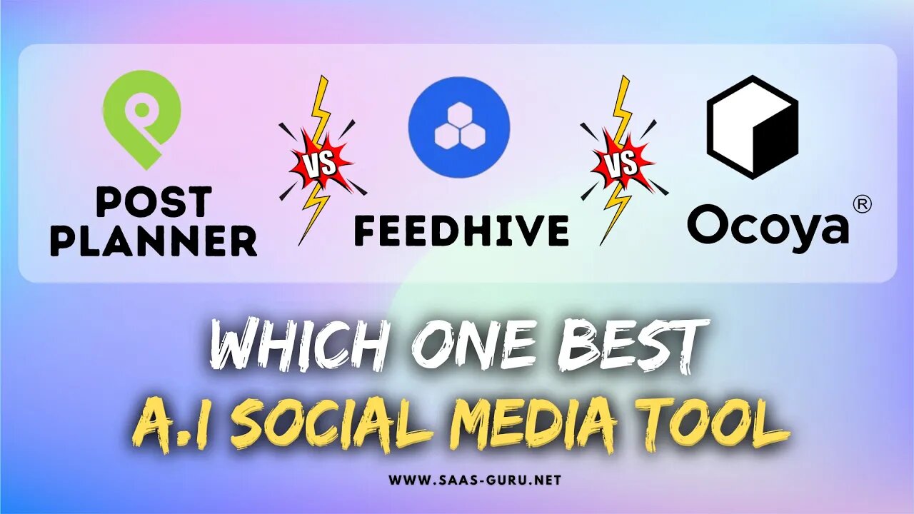 Post Planner vs Feedhive vs Ocoya | Which one is Best A.i Social Media Management Tool