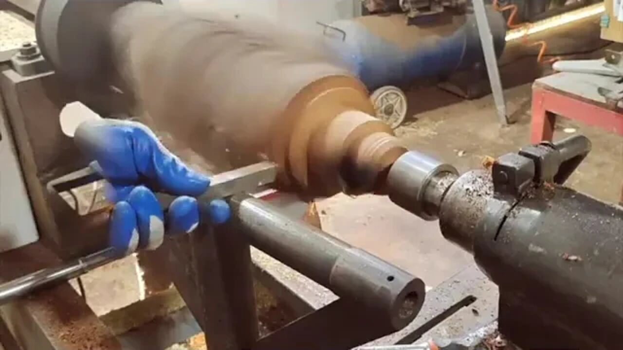 Wood turning - Amazing Making Bud Vase From Driftwood !-5