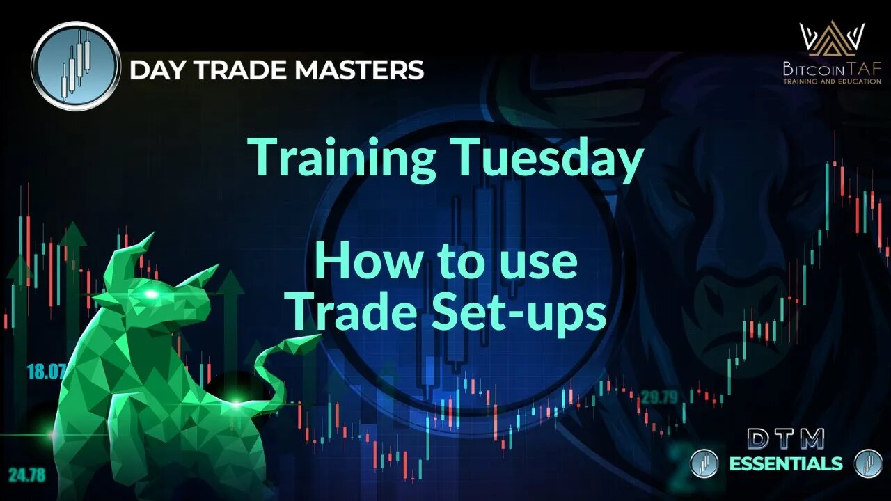 Training Tuesday - How to use Trade Set-Ups