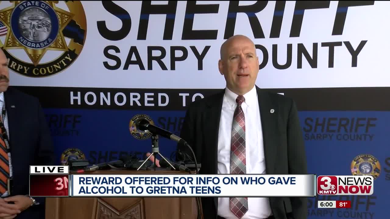 Reward offered for info on who gave alcohol to Gretna teens