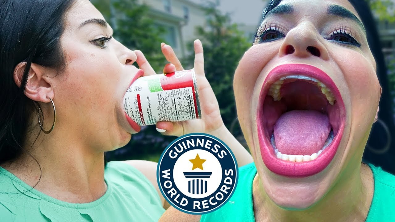 The Largest Mouth in the World #largest #mouth #fyp #guinessworldrecord