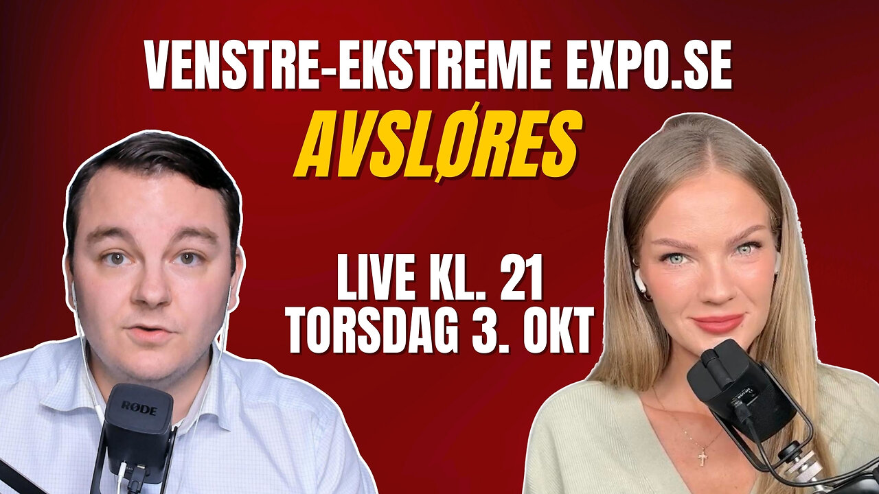 Spesialsending LIVE kl 21: Den svenske venstreekstreme nettsiden Expo avsløres