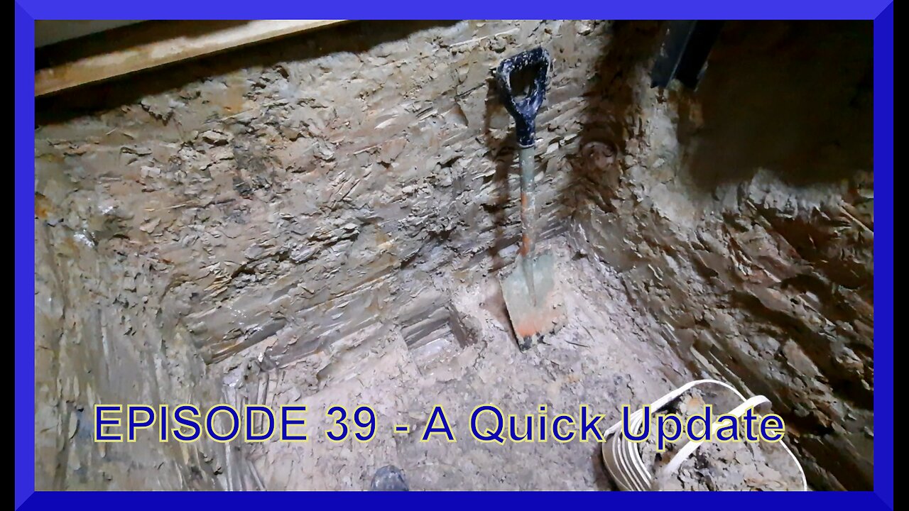 A Quick Update On The Underground Bunker Build Ep 39