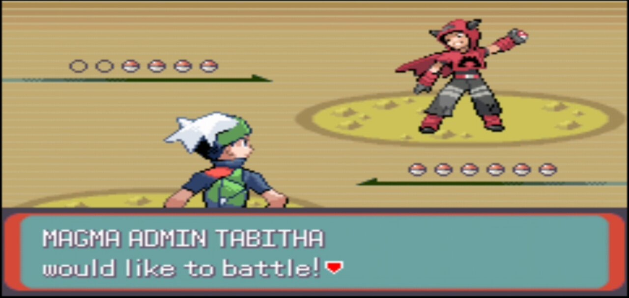 Pokemon Emerald - Team Magma Admin 2nd Battle: Tabitha