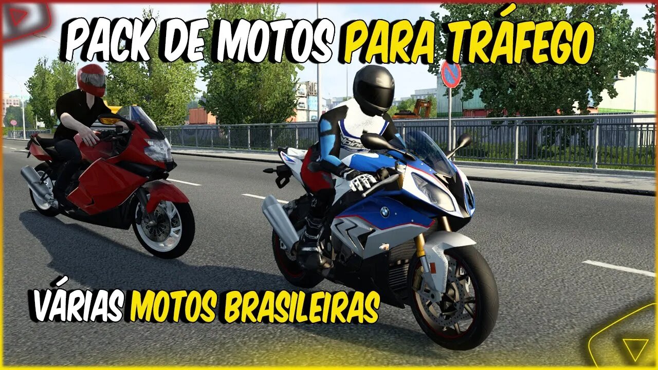 MOD DE MOTOS PARA TRÁFEGO QUE VOCÊ PRECISA TER NO ETS2 1.46 1.47 BETA