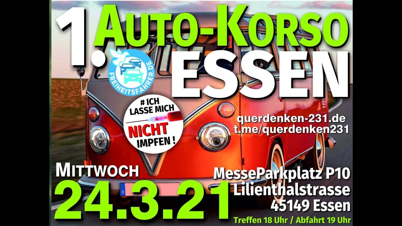 Restream: 1. Essener Autokorso - 24.03.2021