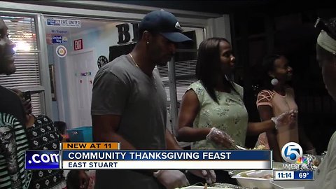 Volunteers prepare meals for 100 people in East Stuart