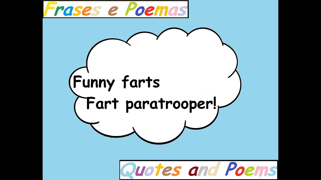 Funny farts: Fart paratrooper! [Quotes and Poems]