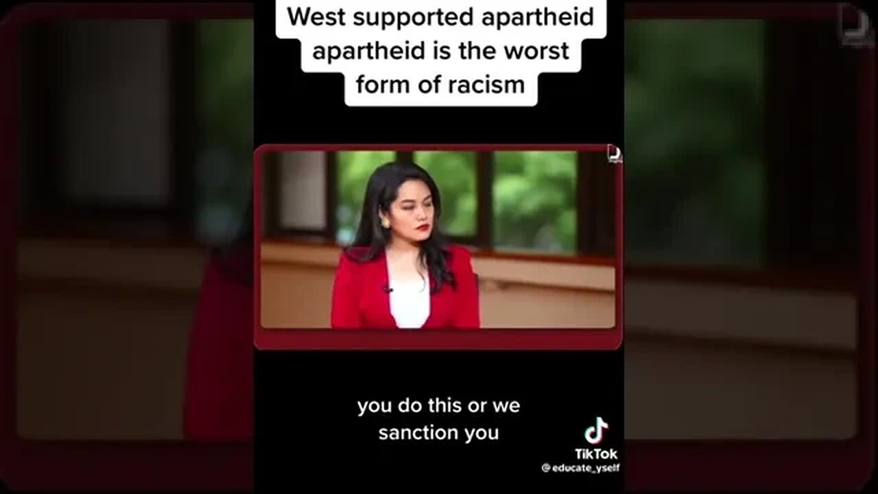 West Supported Apartheid, Apartheid Worst Form Of Racism