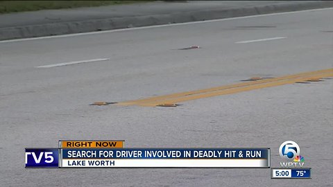 PBSO searching for driver involved in deadly hit and run that killed bicyclist