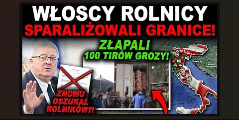 IMPORT PODROBIONEGO JEDZENIA WPADŁ NA GRANICY! DZIESIĄTKI TIRÓW!