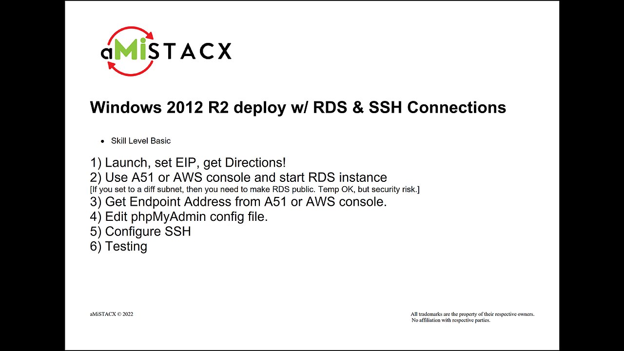 Leverage Windows RDP to connect to AWS EC2 and RDS instances