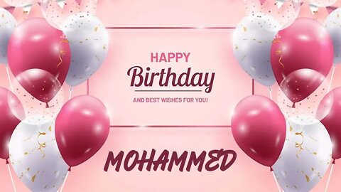 Happy Birthday to Mohammed - Birthday Wish From Birthday Bash