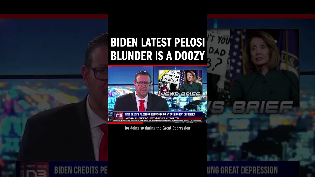 Biden Latest Pelosi Blunder is a Doozy