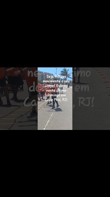 Evento fitness na Praia do Forte no último domingo! #shorts #riodejaneiro
